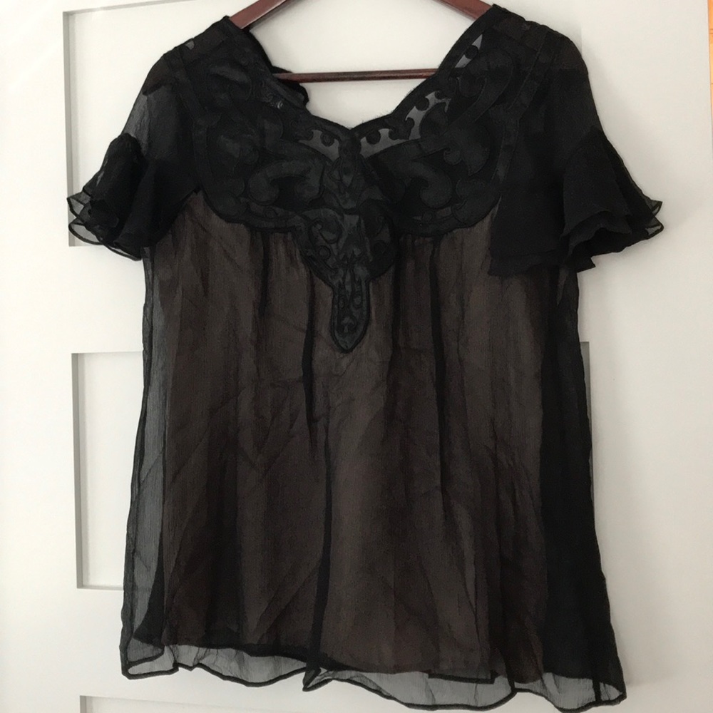 Nanette lepore black blouse